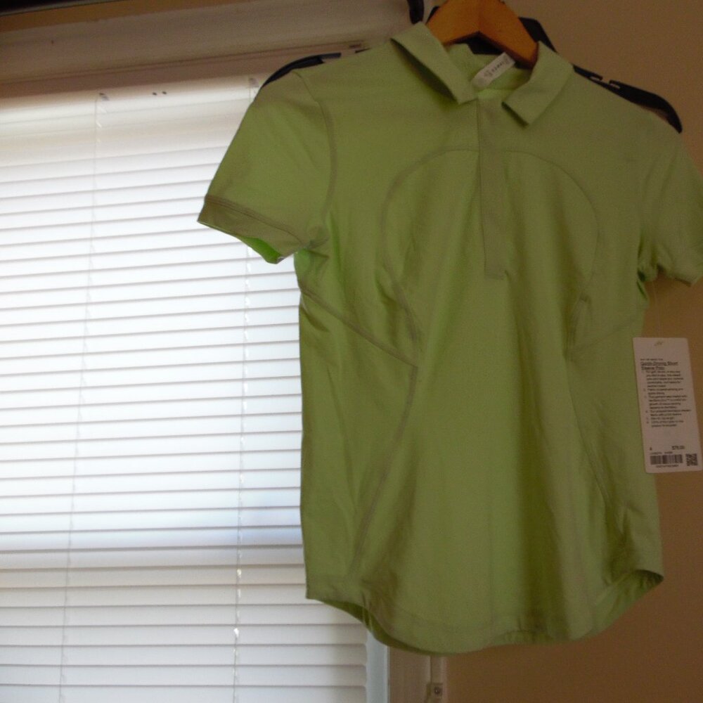 Lululemon Quick Dry Short-Sleeve Polo Shirt Size :4